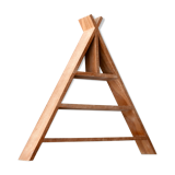 Wooden tipi wall mount, 70s