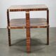 1930s Art Deco Walnut Two-Tier Coffee Table, Czechoslovakia