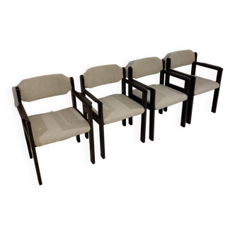 4 Bulo chairs with armrests