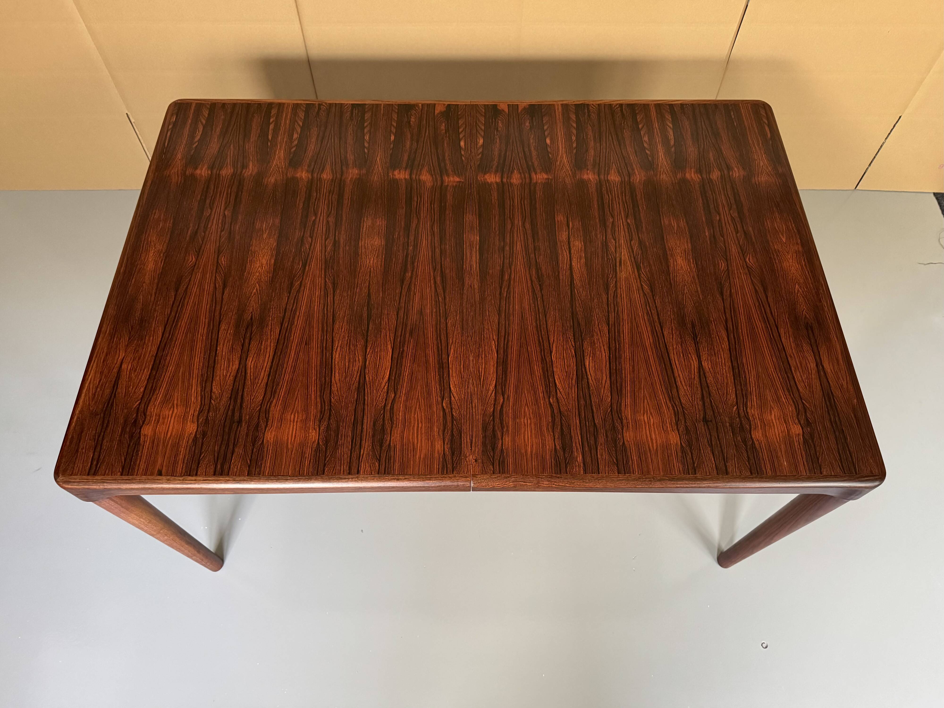 Danish Extendable Dining Table by H.W. Klein for Bramin