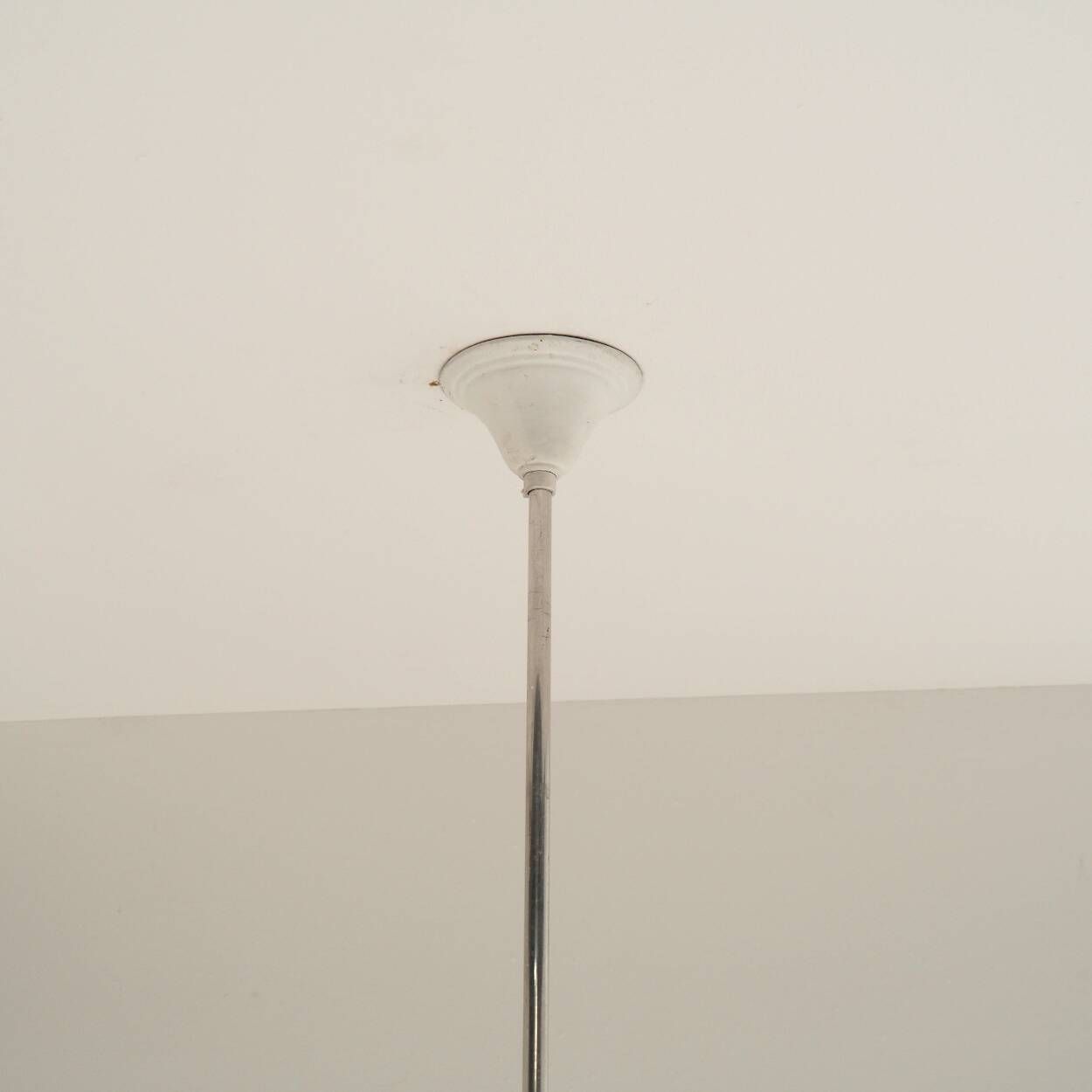 Set of Belgian School Industrial Pendant Lamps, 1950s