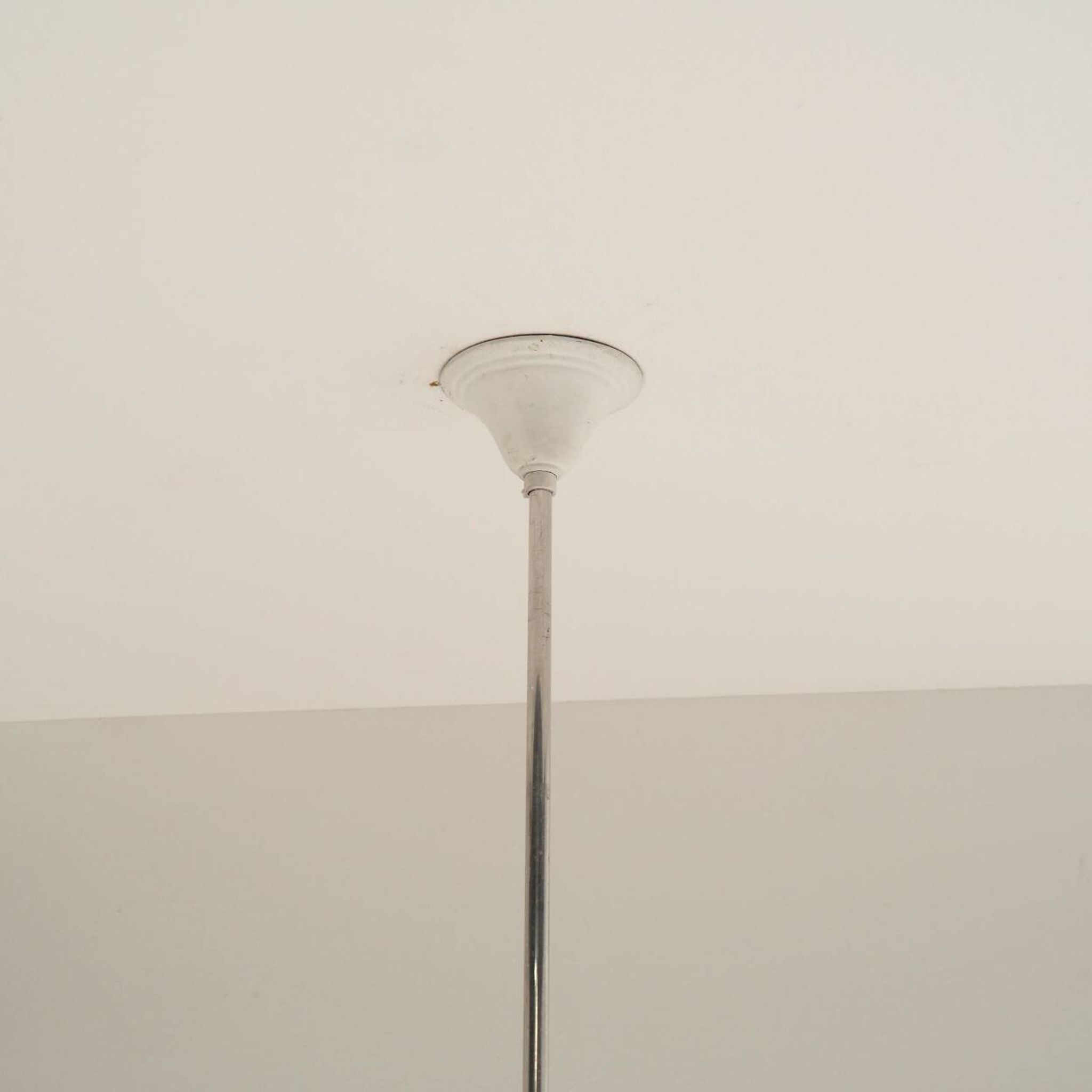 Set of Belgian School Industrial Pendant Lamps, 1950s