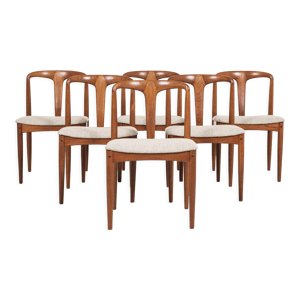6 chaises Juliane en - teck