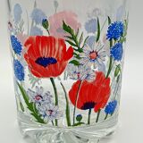 Ice bucket with wildflower pattern italy devalbor vintage