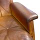 Paire de fauteuils pivotants vintage en cuir cognac par Eugen Schmidt