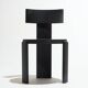 Spina chair in black wood