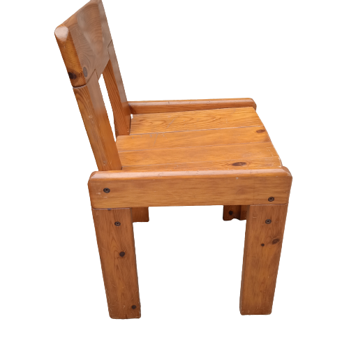 Chaise brutaliste Silvio Coppola pour Roche Bobois
