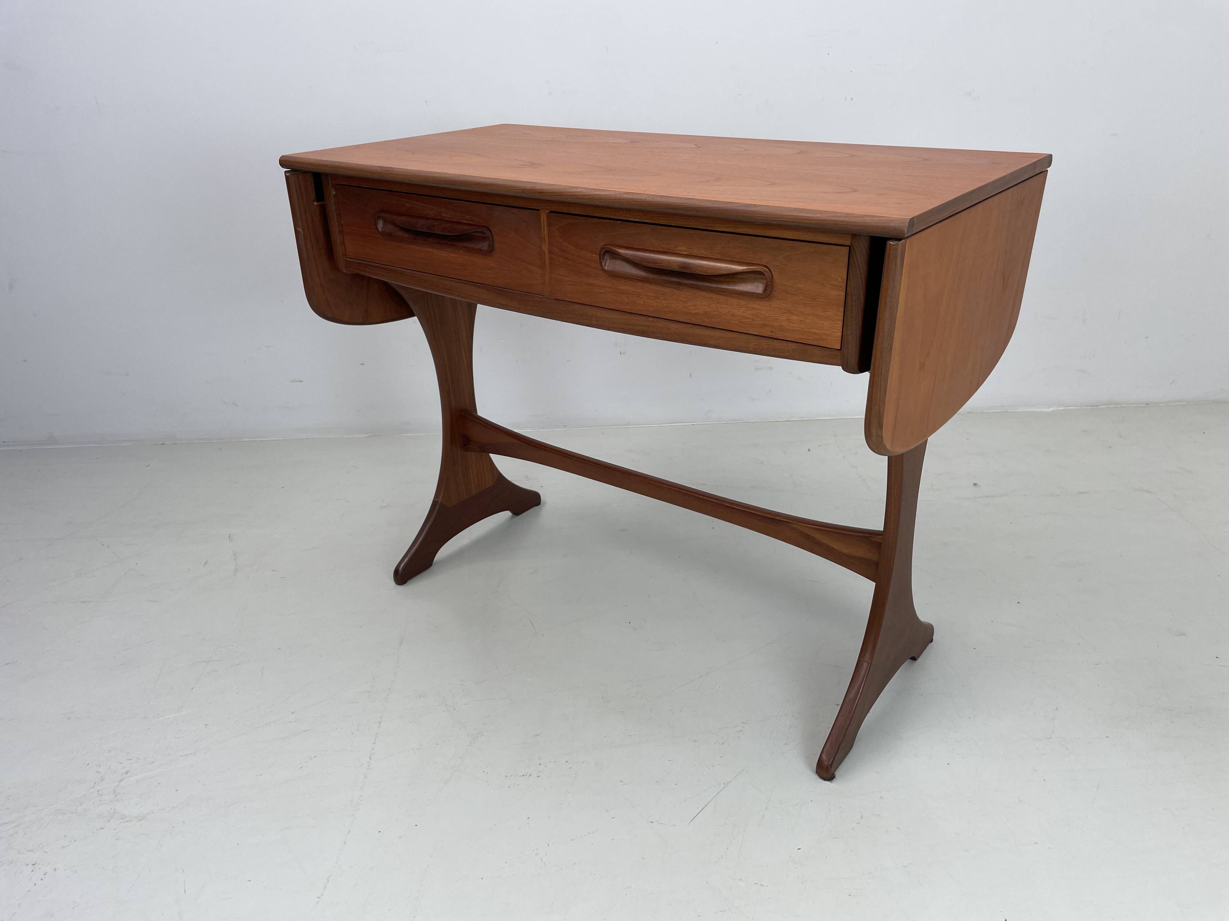 Vintage rare desk by G-Plan design Victor Wilkins 1960's