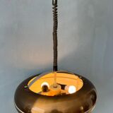 Vintage 'Copper' UFO space age pendant lamp
