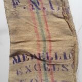 Colombia coffee bag in burlap