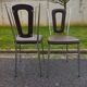 Paire de chaises vintage