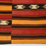 5x7 Kilim Red & Orange Kilim Rug, 173x225Cm