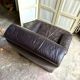 Fauteuil en cuir marron
