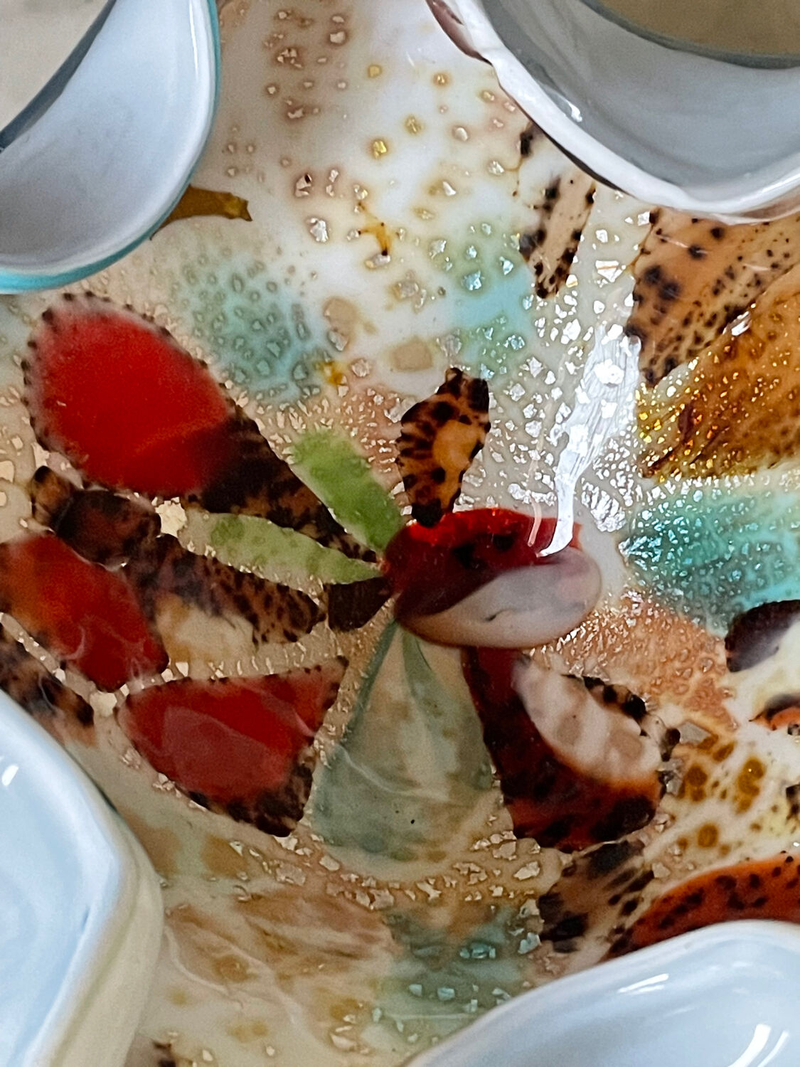 Cendrier vide-poche « Tutti Frutti » de Dino Martens en verre de M