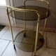 Desserte laiton dorée  vintage années 50-60