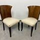 French Art Deco dining chairs