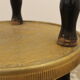 Art deco wood and brass side table 1930s