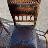 6 Henri II chairs