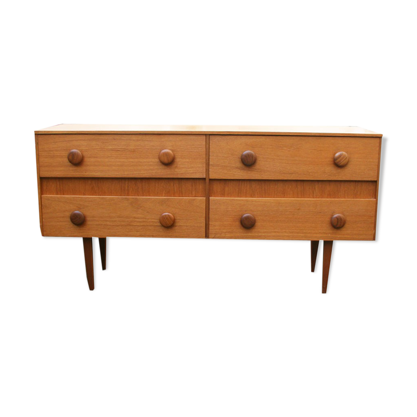 Enfilade en teck blond  1970