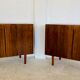 Vintage Danish mid-century matching rosewood sideboards 1960s