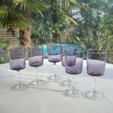 Set of 6 wine glasses