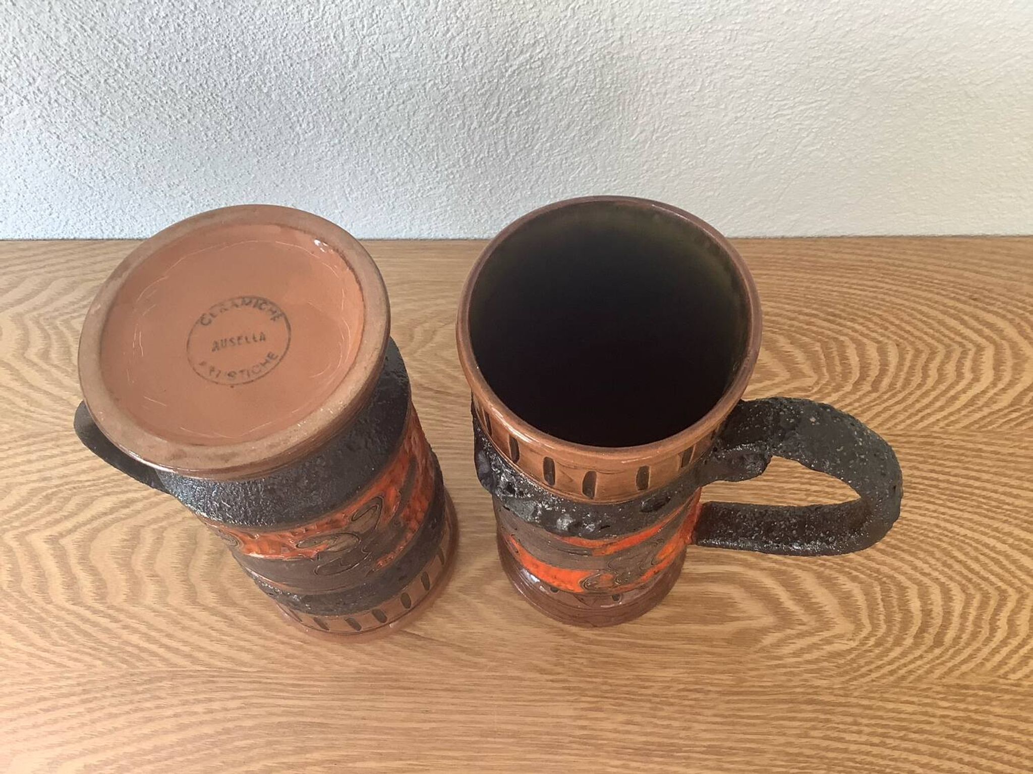 6 tasses vintage Ausella -Sicilie