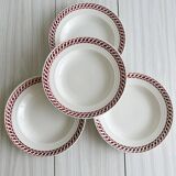 4 St Amand Ondine soup plates