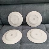 Set of vintage dinner plates