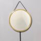 Vintage round wall mirror mod. "vipera" by corrado corradi dell'acqua, italy