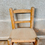 Vintage child brutalist chair