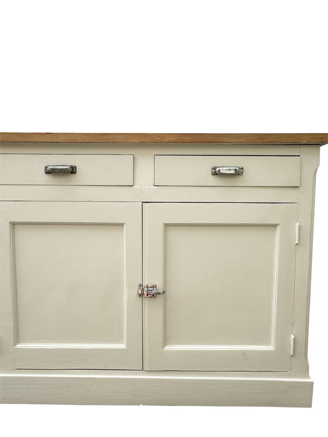 Vintage 3-door wooden sideboard