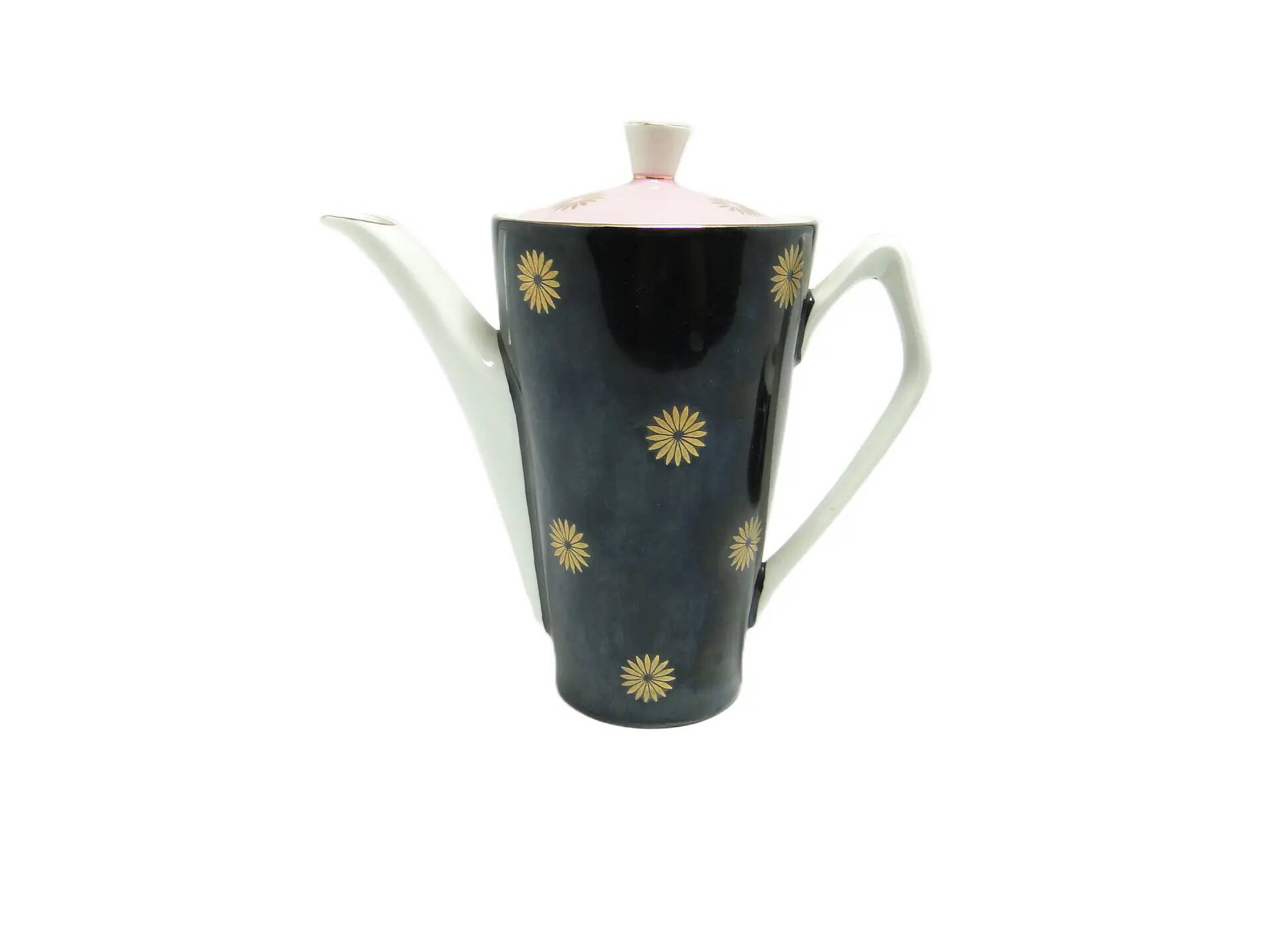 Mid-century modern coffee pot, porcelain, Chodzież, Poland, 1970s.