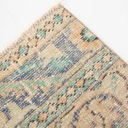 3x9 Pale Orange & Blue Vintage Runner Rug, 80x283Cm SK 6027