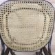 4 bistro chairs number 17 in curved wood and canning