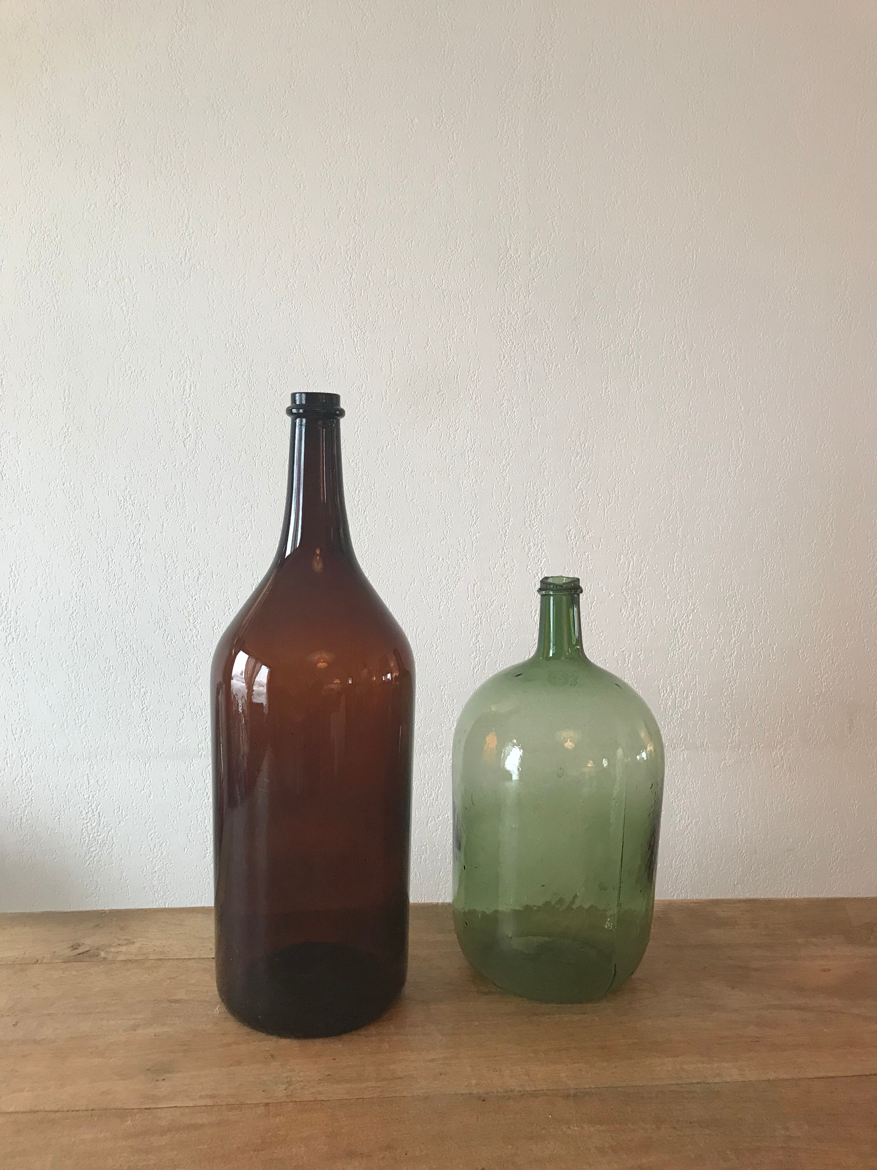 Large old demijohn