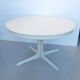 Extendable Danish dining room round table from the 1960s.