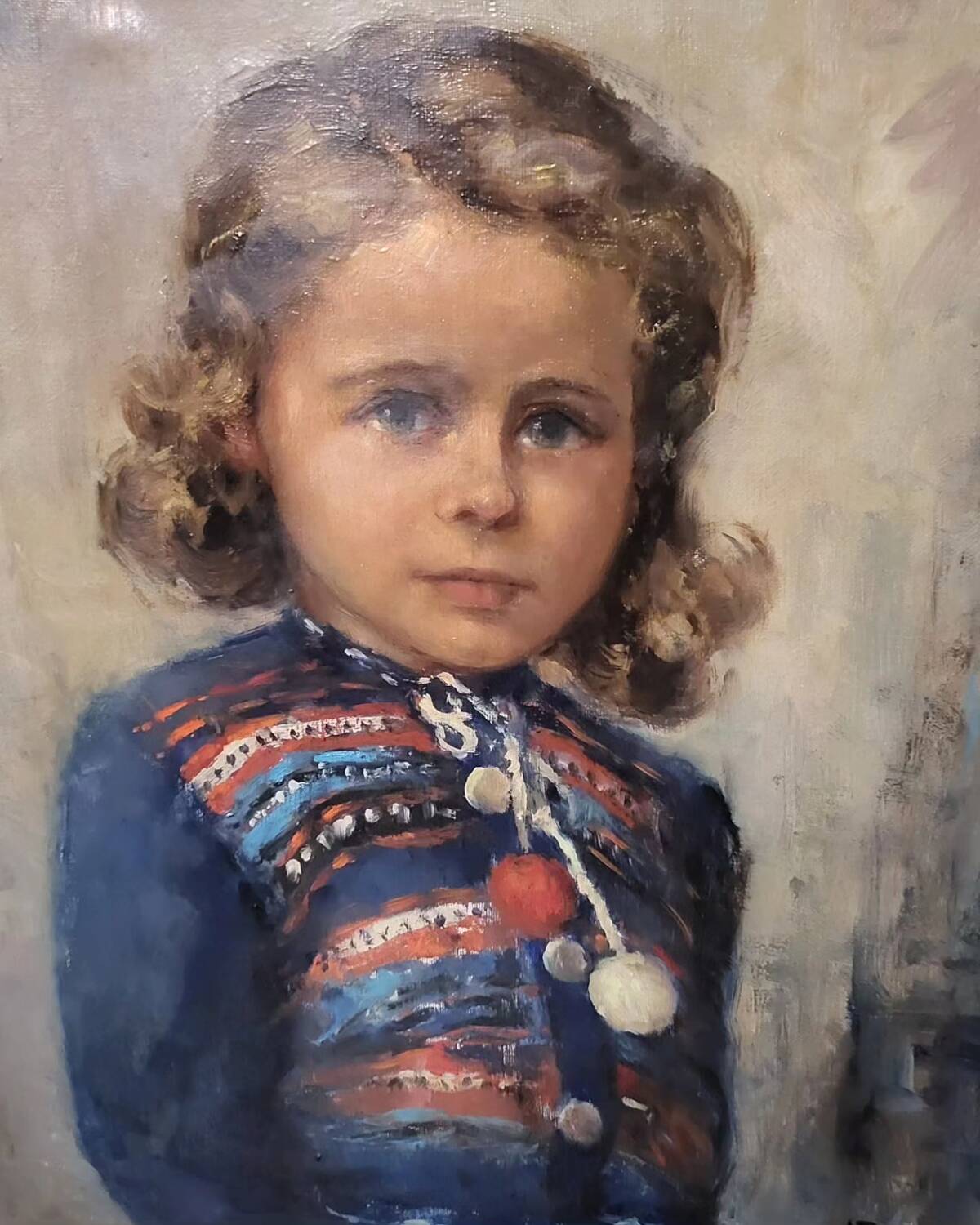 Portrait oil on canvas