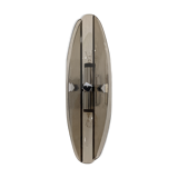 Italian wall lamp in smoked glass from the 60s/70s