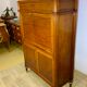 Secretary Louis XVI 1780 in Mahogany, white marble.