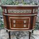 Louis XVI style mahogany and gilded bronze chest of drawers, 20th century