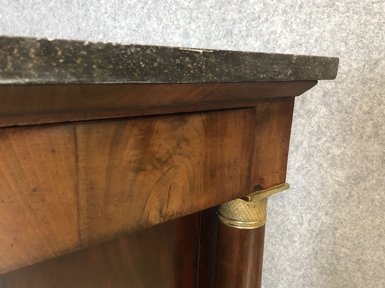 Mahogany empire writing desk 19th century