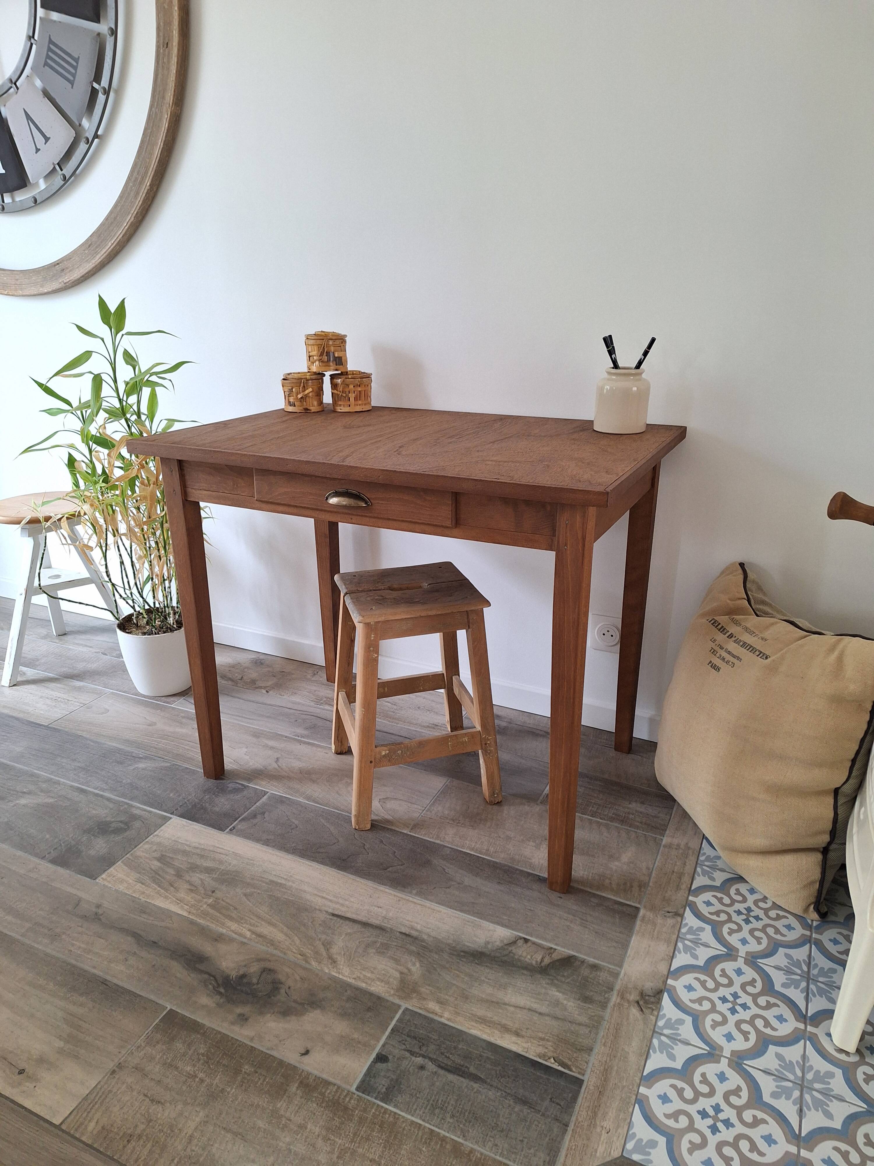 Bureau / Table d'appoint de ferme style campagne