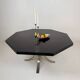Octagonal dining table in resin, Italy 1970s