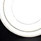 Limoges porcelain pie dish with gold trim, 32cm.