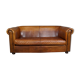 Beautifully colored 2.5-seater cowhide sofa