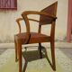 Sièges art déco assortis: 1 fauteuil bridge et 2 chaises