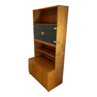 Bookcase from the 70s in Scandinavian style teak