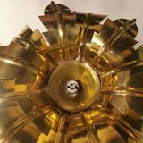 Brass palm tree lamp