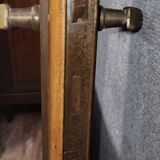 Rare 19th century door in solid walnut circa 1820