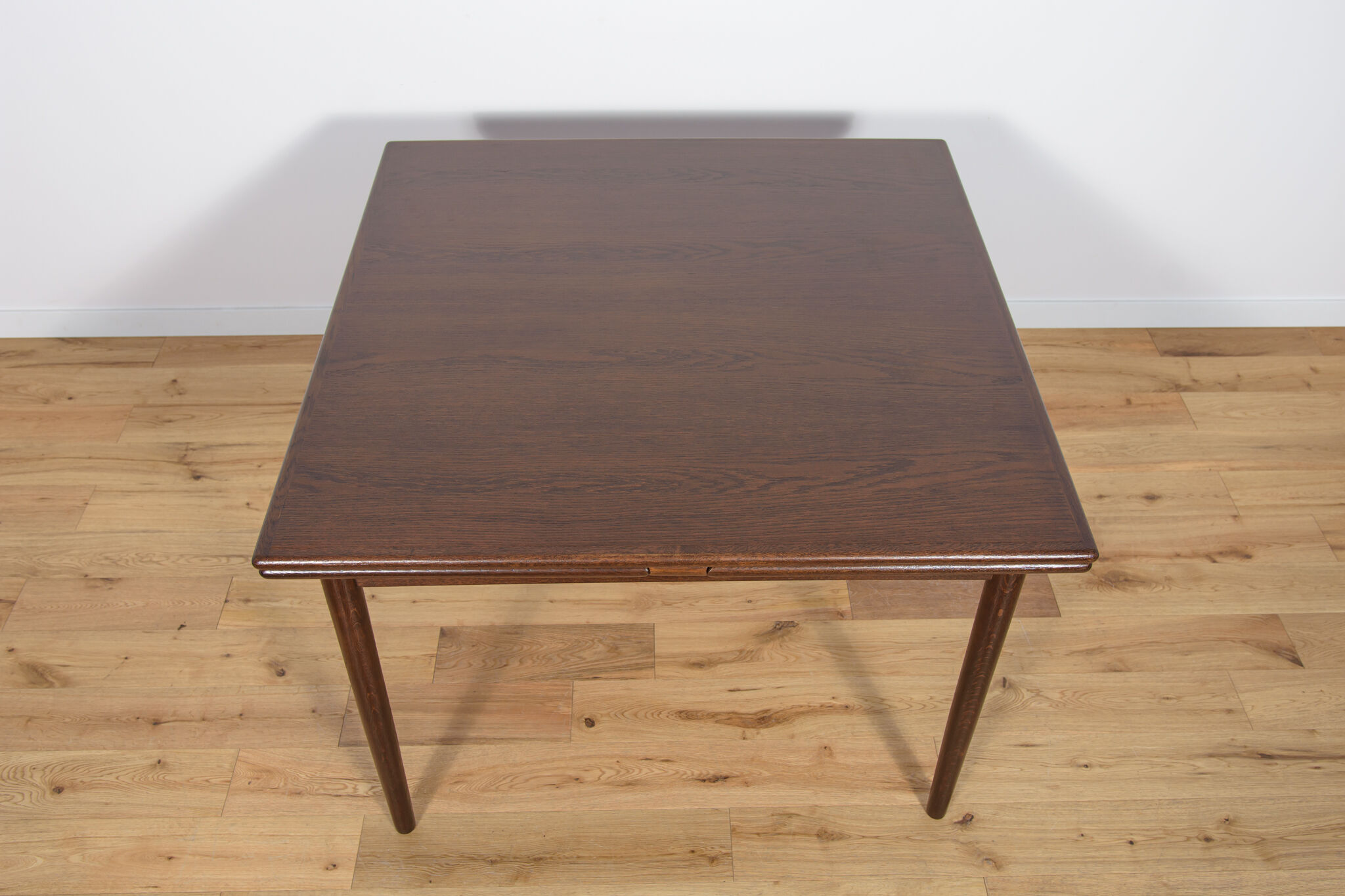 Danish Oak Extendable Dining Table, 1960s